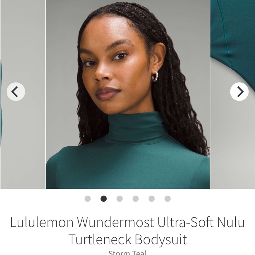lululemon athletica Teal Turtleneck Bodysuit - Picture 4 of 8